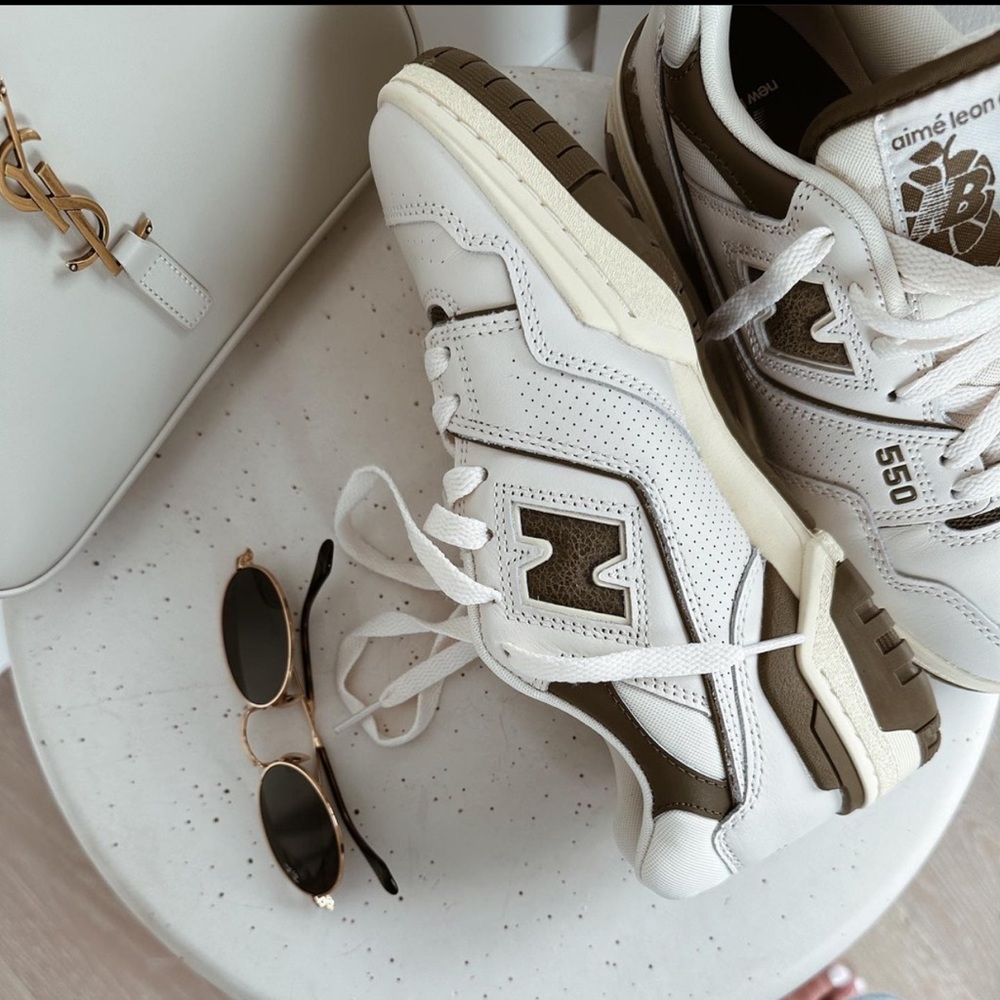 New Balance 550 Aime Leon Dore White Brown men’s size 7